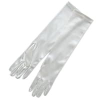 Algopix Similar Product 8 - ZAZA BRIDAL Long Shiny Stretch Satin