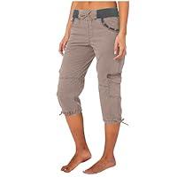 Algopix Similar Product 12 - Cargo Capris for Women High Waisted