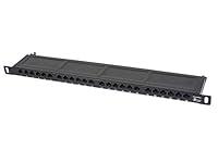 Algopix Similar Product 12 - Monoprice HalfU UTP Cat6 Patch Panel