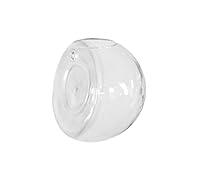 Algopix Similar Product 15 - Clear Glass HalfRound Wall Hanging
