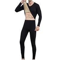 Algopix Similar Product 4 - Mens Thermal Underwear Set Fleece