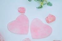 Algopix Similar Product 12 - Rose quartz heart shape coasters