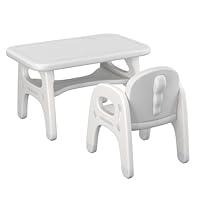 Algopix Similar Product 2 - HONEY JOY Kids Table and Chair Set