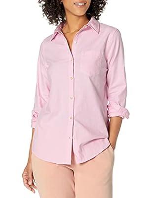 Best Deal for  Essentials Women's Classic Fit Long Sleeve Button