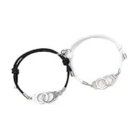 Algopix Similar Product 3 - COLORFUL BLING Couples Bracelets Long