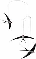 Algopix Similar Product 16 - 3 Swallow Hanging Mobile  20 Inches 