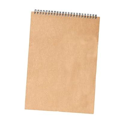 Hardcover Sketch Book Spiral Wire Bound 25 Sheets Thick Paper
