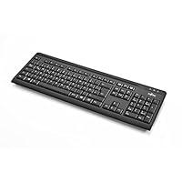 Algopix Similar Product 20 - Fujitsu KB410 USB Keyboard with Blue LED