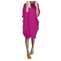 Algopix Similar Product 13 - GIJK Womens Pockets High Low Pleated