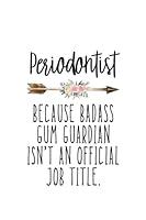 Algopix Similar Product 14 - Periodontist Lined Notebook Funny