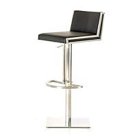 Algopix Similar Product 7 - Benjara Benzara Leatherette Bar Stool