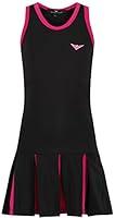 Algopix Similar Product 19 - Girls Black  Pink Tennis Dress Pleated