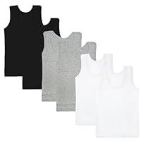 Algopix Similar Product 1 - Phedrew 6 Pcs Soft Undershirt Tank Top