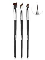 Algopix Similar Product 15 - TEOYALL Angled Eyeliner Brushes Set 3