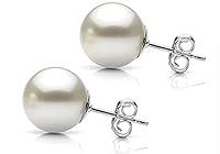 Algopix Similar Product 18 - 14k Akoya Cultured Pearl Earrings for