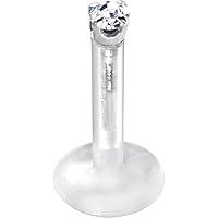 Algopix Similar Product 3 - Body Candy 14k White Gold 15mm CZ