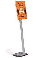 Algopix Similar Product 1 - Durable Info Sign A3  Floor Standing