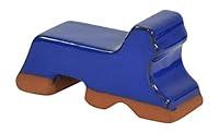 Algopix Similar Product 16 - Ceramic Pot Feet 3Pack Blue Glaze