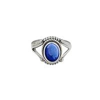 Algopix Similar Product 1 - Lapis Lazuli Ring 925 Sterling Silver