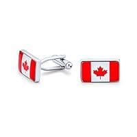 Algopix Similar Product 6 - Bling Jewelry Red Maple Leaf Flag Red