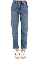 Algopix Similar Product 8 - KDF Cropped Straight Leg Jeans for