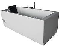 Algopix Similar Product 3 - EAGO AM154ETL-R5 Whirlpool Tub, White