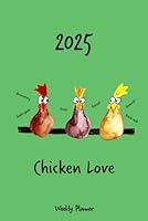 Algopix Similar Product 10 - Calendar 2025 UK  Chicken Love