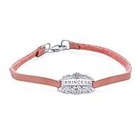 Algopix Similar Product 3 - Small Heart Leather Pink Princess Word