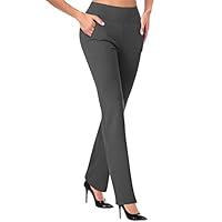 Algopix Similar Product 12 - SpuunaW Work Pants Flare Leggings