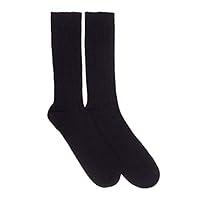 Algopix Similar Product 19 - Mens Cashmere Socks, Black M