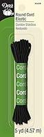 Algopix Similar Product 8 - Dritz 9342B Round Cord Elastic Black