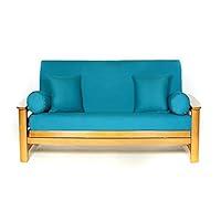 Algopix Similar Product 17 - Futon Covers LS Covers Teal Full Full