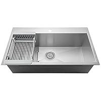 Algopix Similar Product 2 - FireBird Handmade Kitchen Sink 33inch