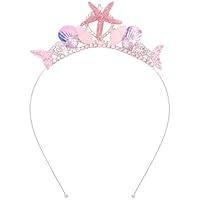 Algopix Similar Product 11 - SuPoo Mermaid Crown Headband Little