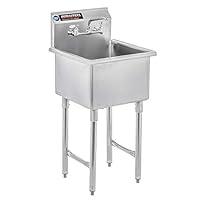 Algopix Similar Product 12 - Stainless Steel Prep  Utility Sink 