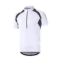 Algopix Similar Product 13 - BERGRISAR Mens Half Zipper Cycling