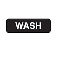 Algopix Similar Product 20 - Traex 4526 Black 3 x 9 WASH Symbol