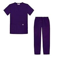 Algopix Similar Product 13 - Sivvan Unisex Classic Scrub Set VNeck