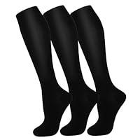 Algopix Similar Product 8 - 3 Pack Copper Compression Socks 