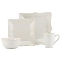 Algopix Similar Product 5 - Lenox French Perle Bead White Square 16