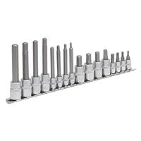 Algopix Similar Product 5 - Sealey AK6219 Hex Socket Bit Set 16pc