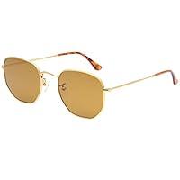 Algopix Similar Product 1 - K KAREZOG Small Hexagonal Sunglasses
