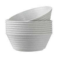Algopix Similar Product 7 - DUOLUV Cereal Bowl Set of 8 Soup Bowls