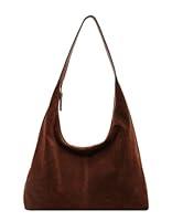 Algopix Similar Product 1 - Suede Tote Bags for Women Slouchy Work