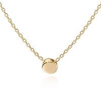 Algopix Similar Product 16 - SLeaf Tiny Dot Necklace Sterling