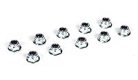 Algopix Similar Product 5 - VATERRA M4 Nylock Flanged Nut (10)