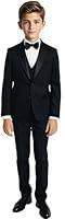 Algopix Similar Product 7 - Black n Bianco Boys Tuxedo in Black