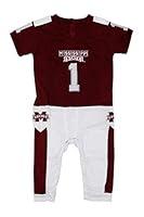 Algopix Similar Product 1 - FAST ASLEEP Mississippi State Baby NCAA