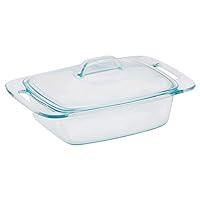 Algopix Similar Product 17 - Pyrex Easy Grab 2Qt Glass Casserole