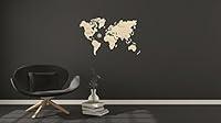 Algopix Similar Product 12 - MONDE CARTE EN BOIS M (57 x 38 cm)
